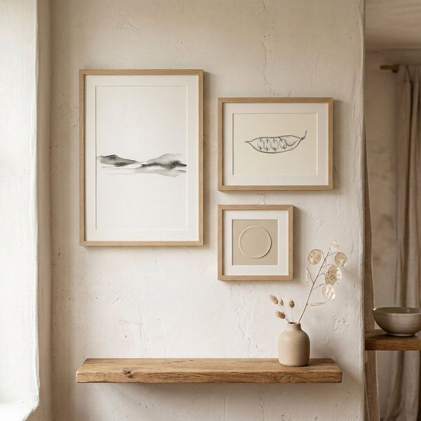 Curated gallery wall styling
